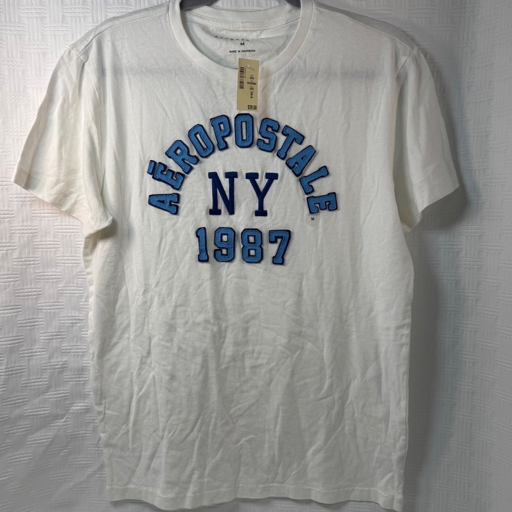 NWT / Aeropostale‎ NY 1987 Graphic Vintage T-Shirt / Size Medium / Sku0205